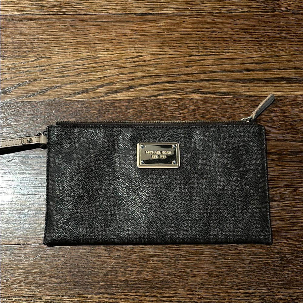 Michael Kors Black Wristlet